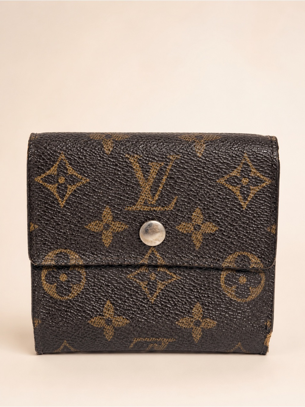 Louis Vuitton Monogram Compact Snap Wallet Vintage Brown LV - Picture 1 of 11